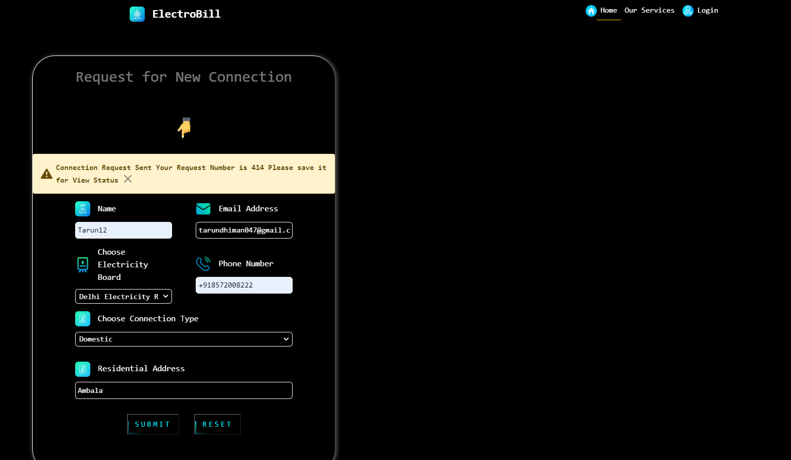 GitHub - tarundhiman85/electricityProject: Electricity Bill Management ...