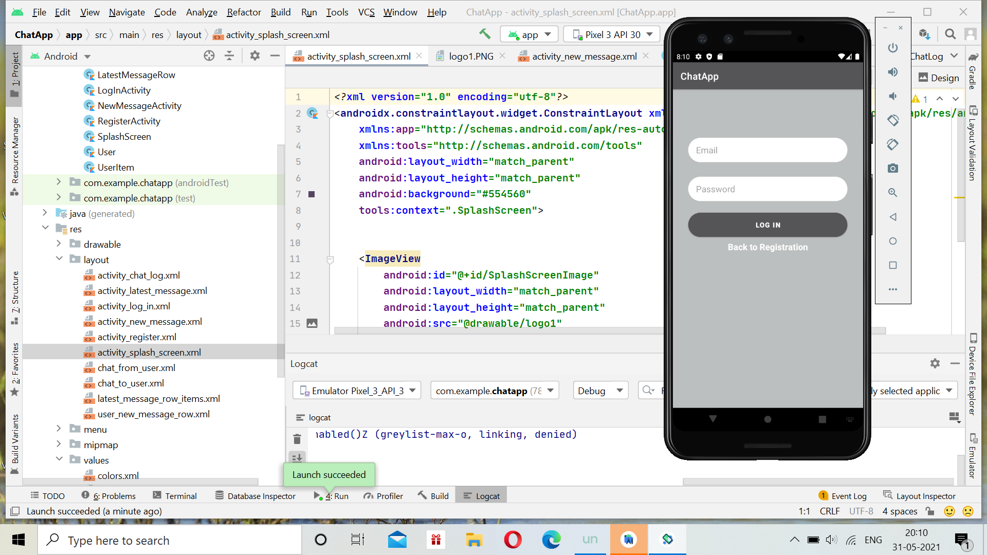 GitHub - vissi31aug/ChatApp: This chat application is built in kotlin ...