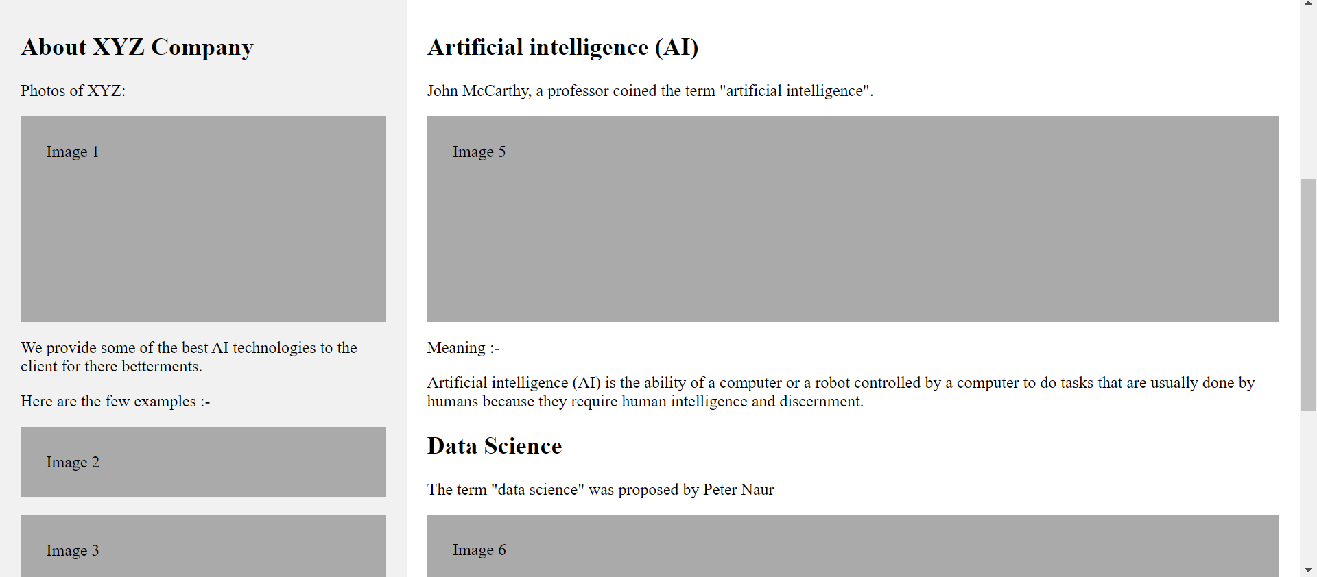 GitHub - Akhilgoel05/Basic-Layout-Webpage: This is a basic layout ...