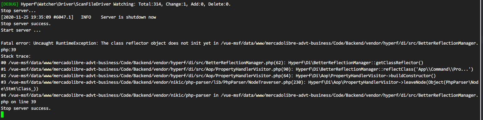 [BUG] hyperf/watch 组件未处理配置ignore_annotations导致报错 · Issue #2873 · hyperf ...