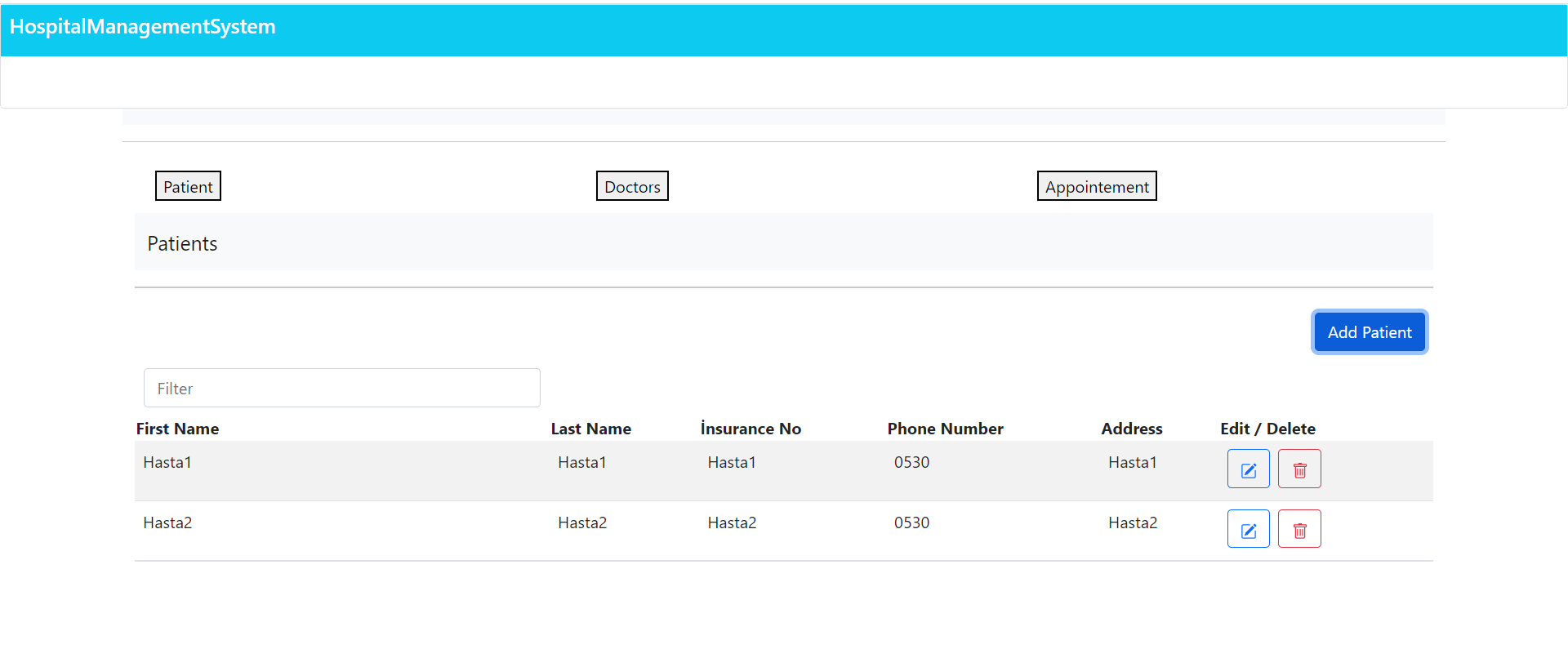 GitHub - enser-ugurcan/HospitalManagementSystem