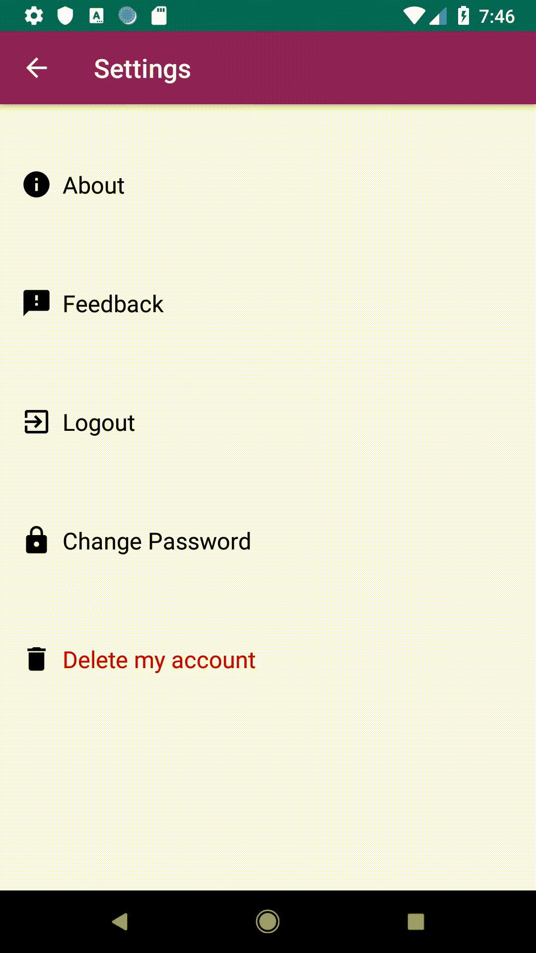 Add click effect to each option on Settings screen · Issue #127 ...