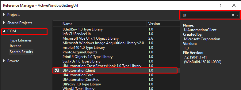 GitHub - MevlutCanTuraci/CSharp-UIAutomaiton-Getting-Url: I have listed ...