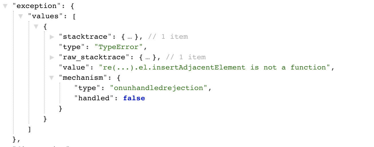 Sentry browser ignoreErrors filter for "culprit" attribute. · Issue ...