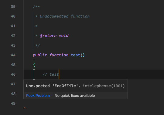 False unexpected token diagnostics · Issue #939 · bmewburn/vscode ...