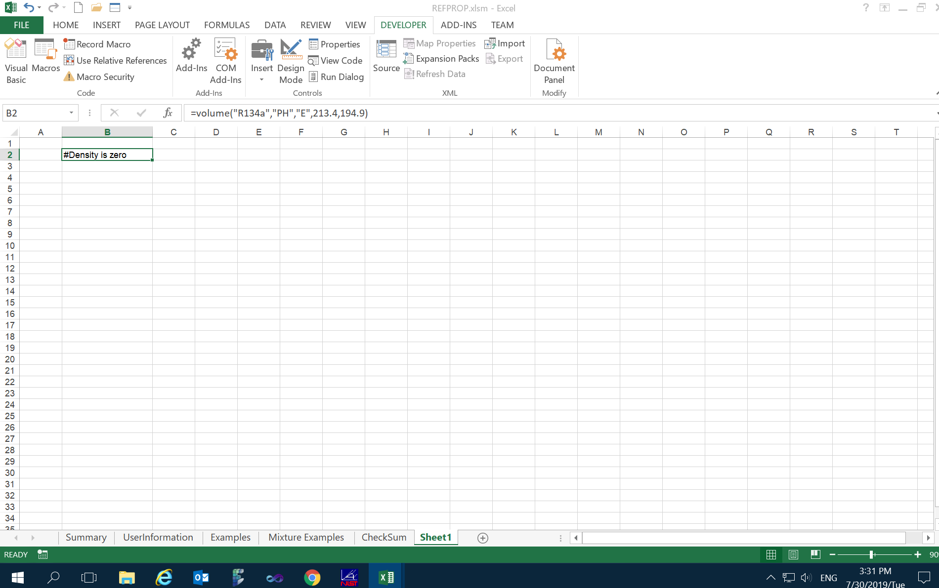 RefProp9.1 random behavior on Windows 10 · Issue #189 · usnistgov ...