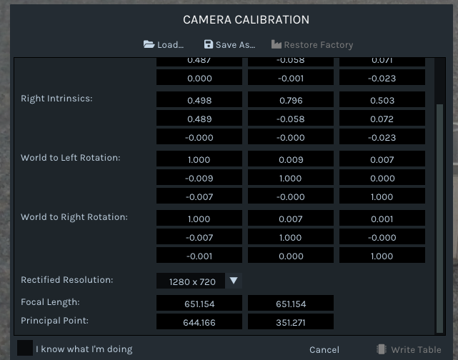 camera calibration parameters in d435i · Issue 2456 · IntelRealSense