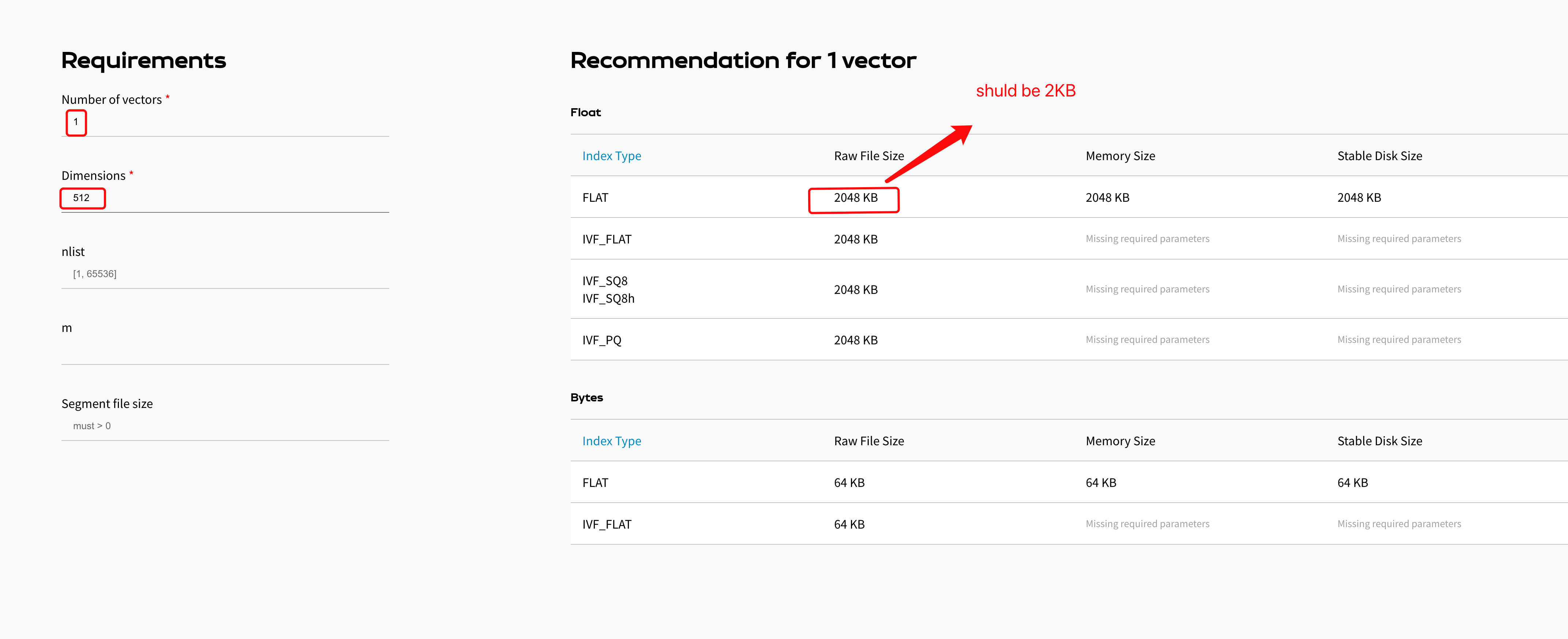 [Bug]: When Sizing tool calculates a vector, the result is not correct ...