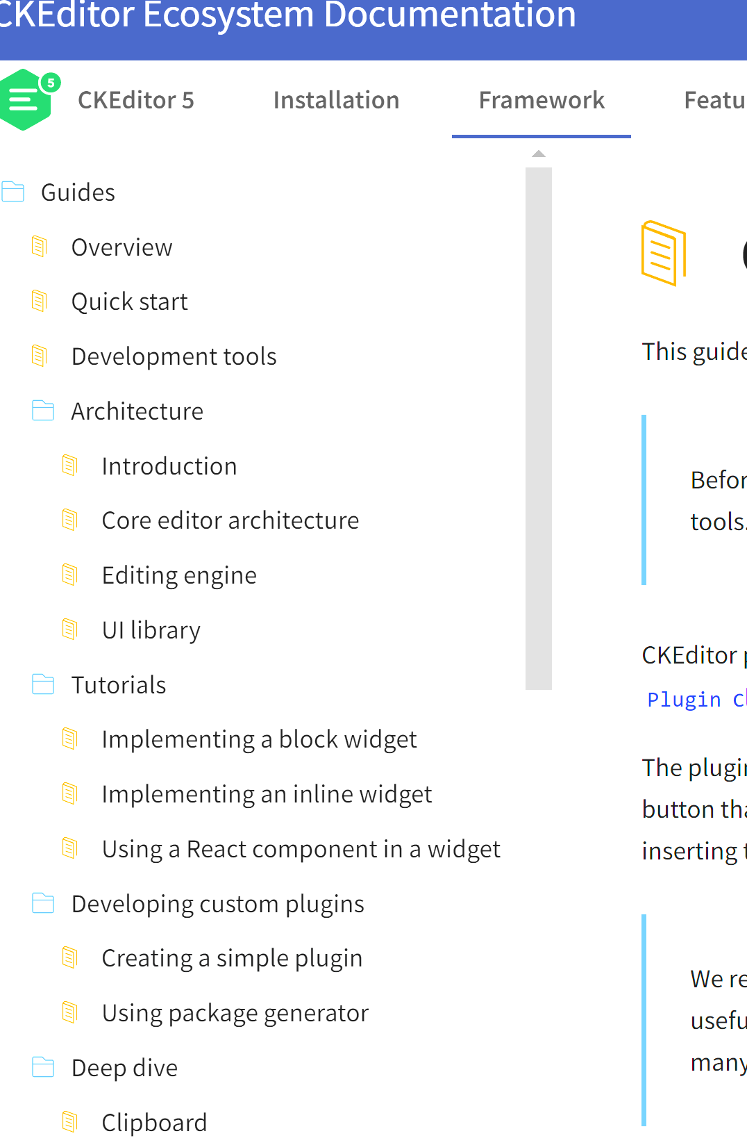Wrong plugin development guides order · Issue #11192 · ckeditor ...