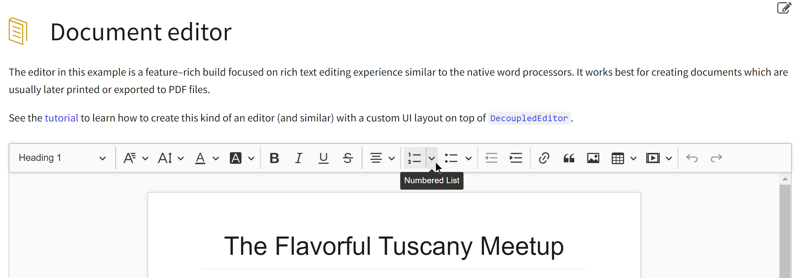 Numbered list/Bullet list drop down has accessibility issue (Place ...