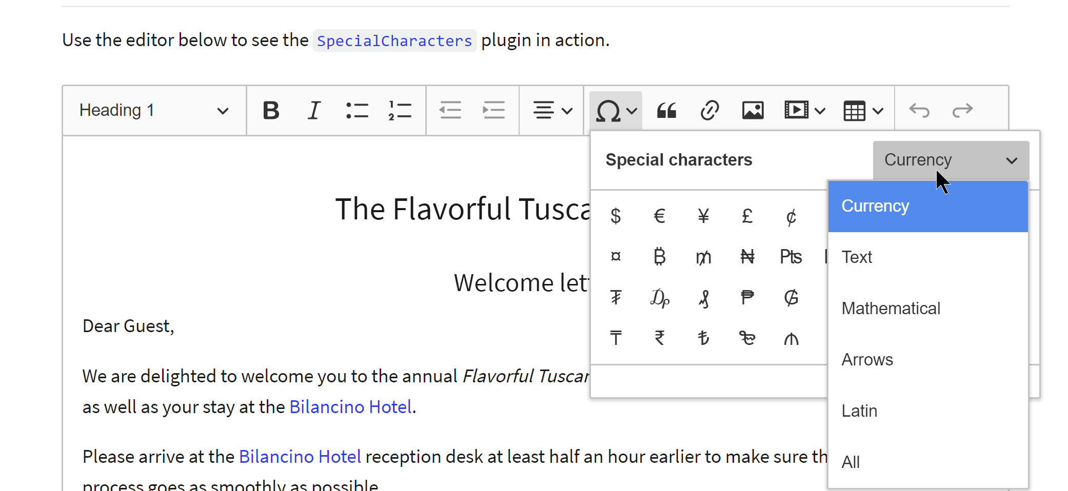 Special charcter's all category should come as a first one · Issue ...