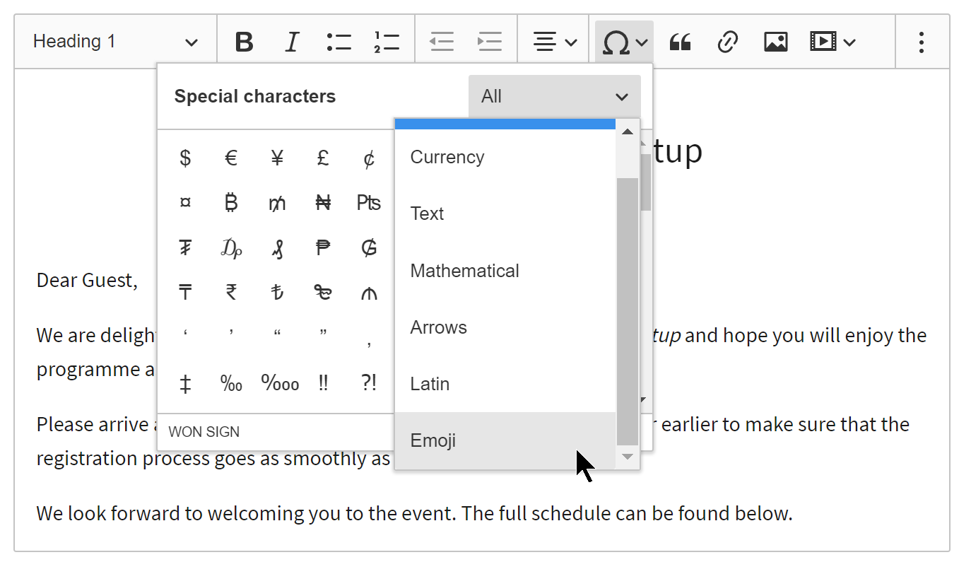 Emoji category in special characters is not discoverable · Issue #6162 ...