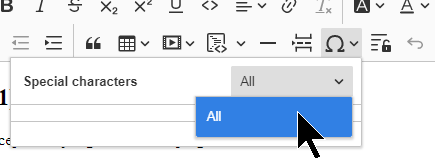 Rich editor performance tests should include special characters ...