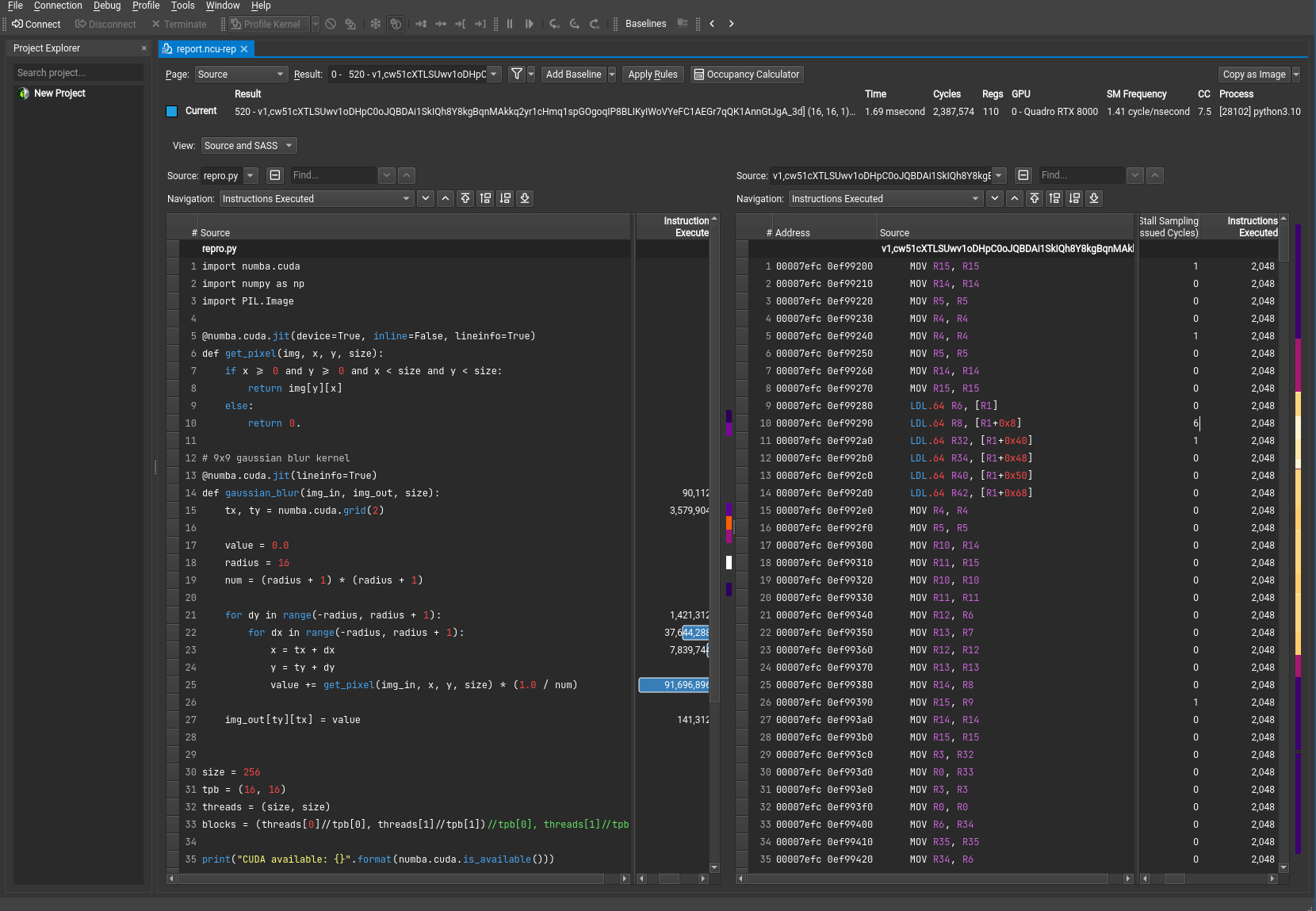 CUDA: Lineinfo doesn't work for device functions · Issue #8581 · numba ...