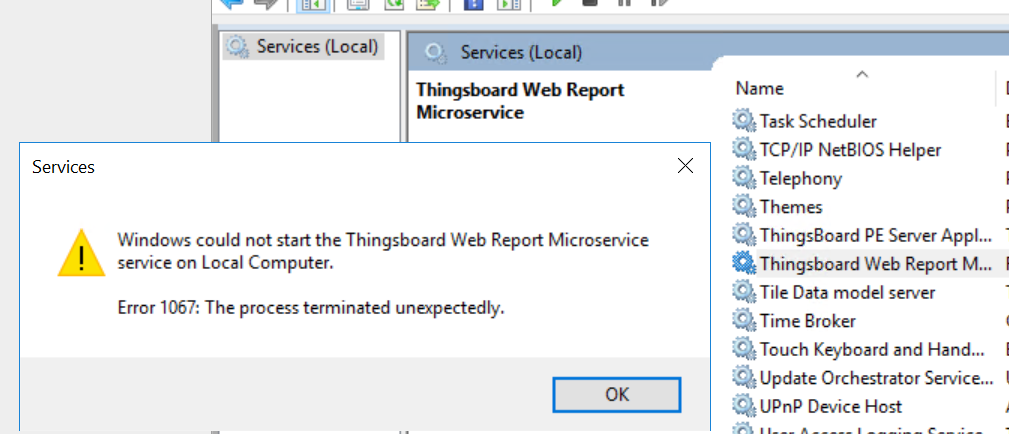 Starting report server service on windows server 2016 · Issue #2561 ...