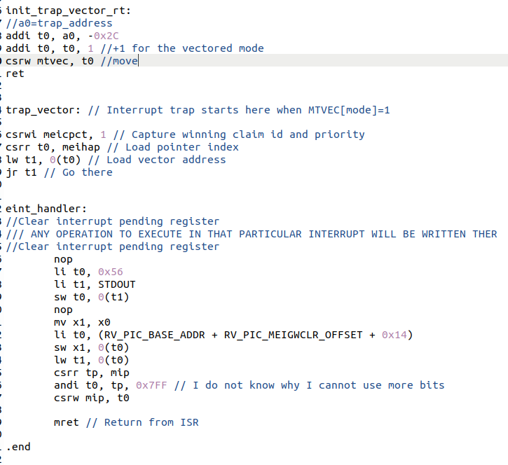 PIC Configuration · Issue #35 · chipsalliance/Cores-VeeR-EL2 · GitHub