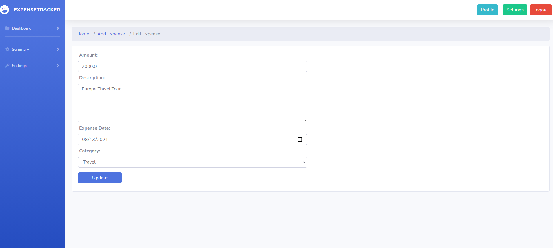 GitHub - ArmanKamal/DjangoExpenseTrakcer: ExpenseBudget is a website ...