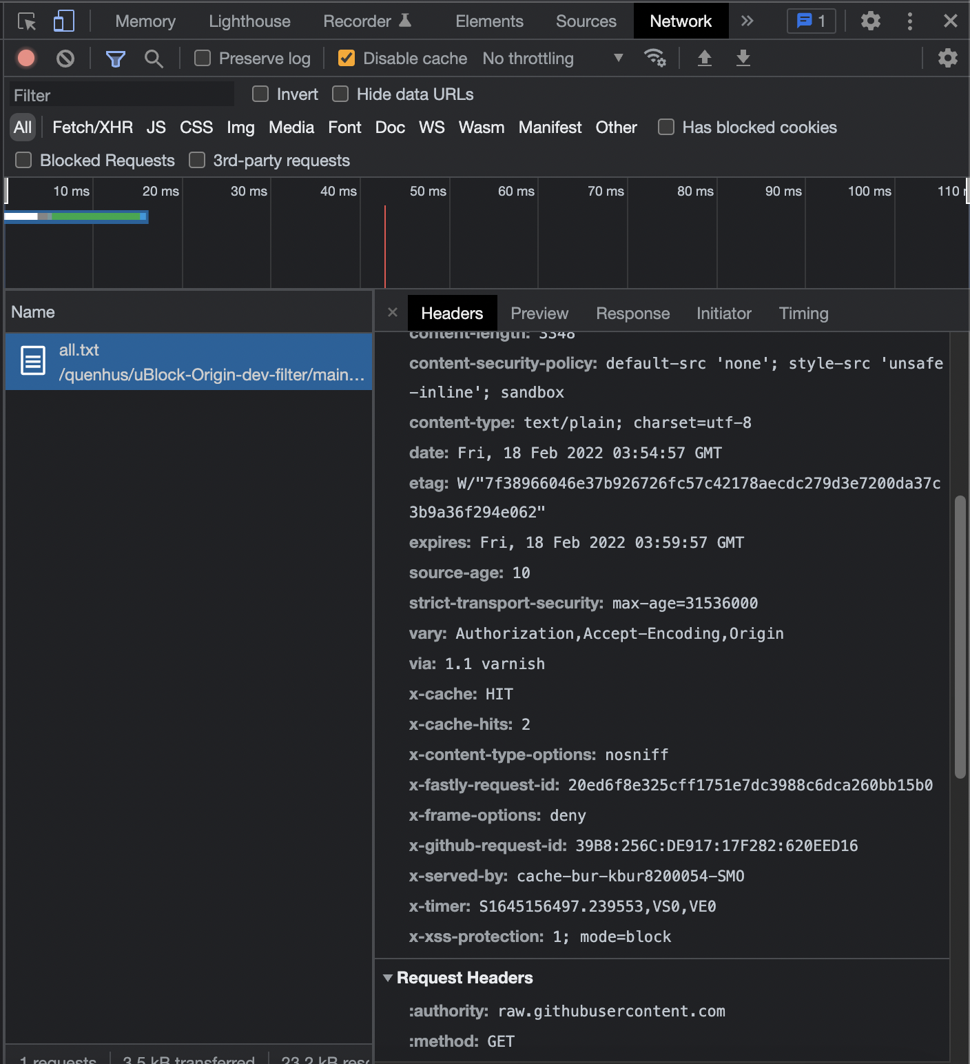 GitHub Raw isn't meant for serving files · Issue #29 · quenhus/uBlock ...