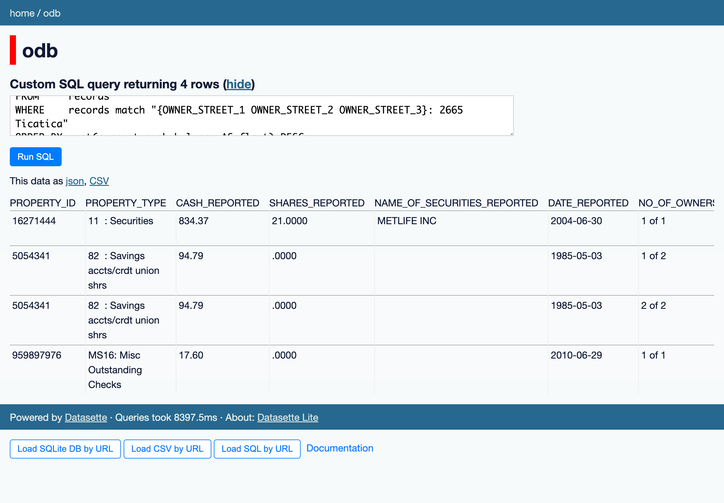 datasette-lite mindflakes com_index html_url=https___datasette-lite mindflakes com_odb sqlite(iPad Air)