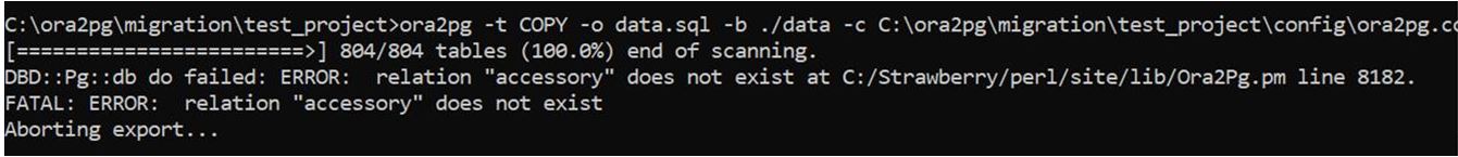 Getting error while copying data from Oracle to Postgres · Issue #1238 ...