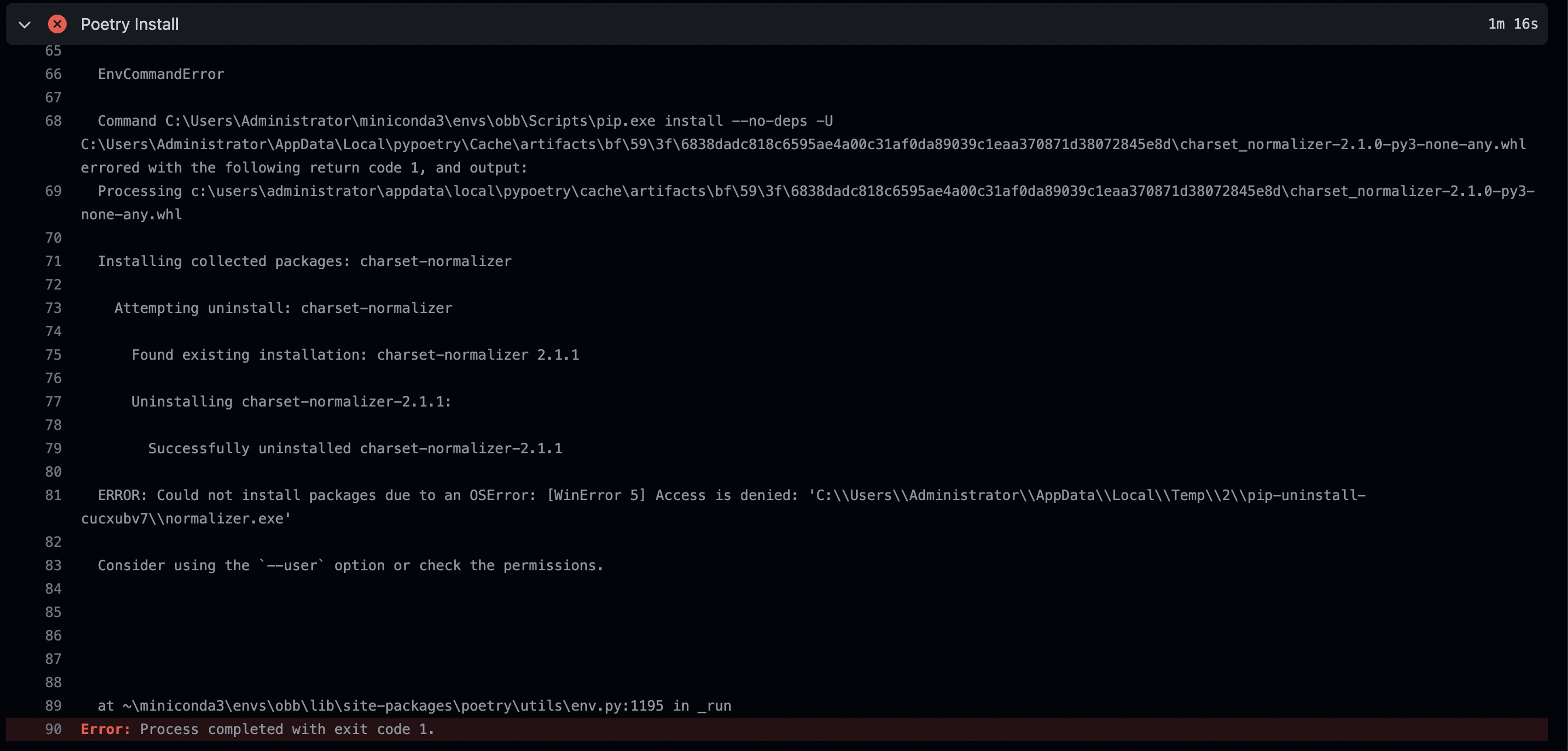[Bug] Windows Installer Broken with Poetry Install · Issue #2934 ...