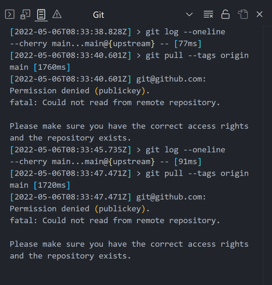 git permission denied (publickey) · Issue 714