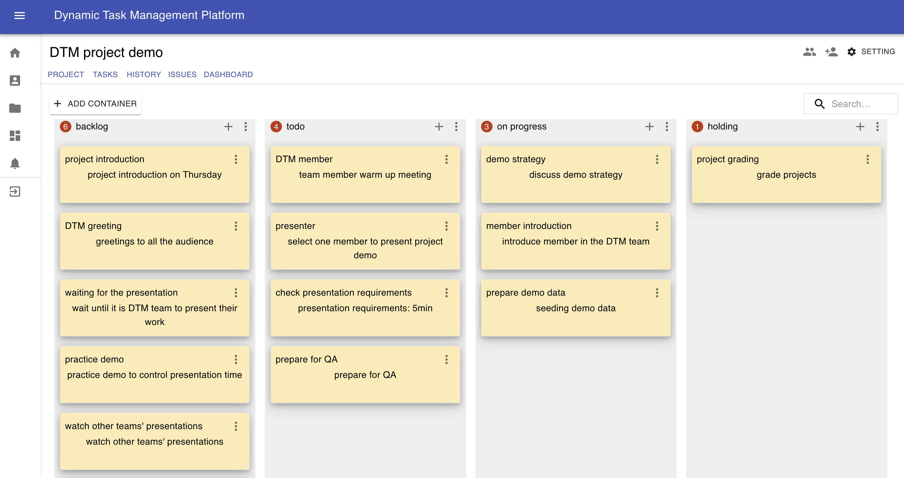 GitHub - jasperpwj/DTM_platform: Dynamic Task Management Platform ...