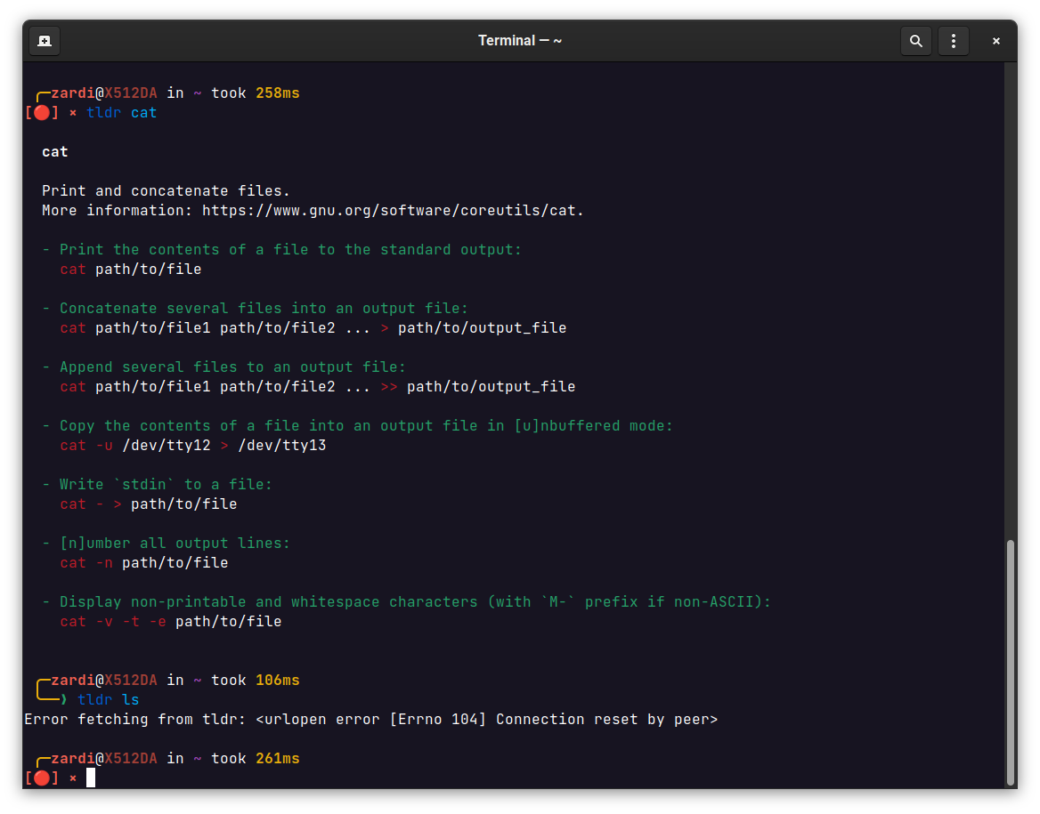 Error Fetching From Tldr Issue 210 Tldr pages tldr python client 