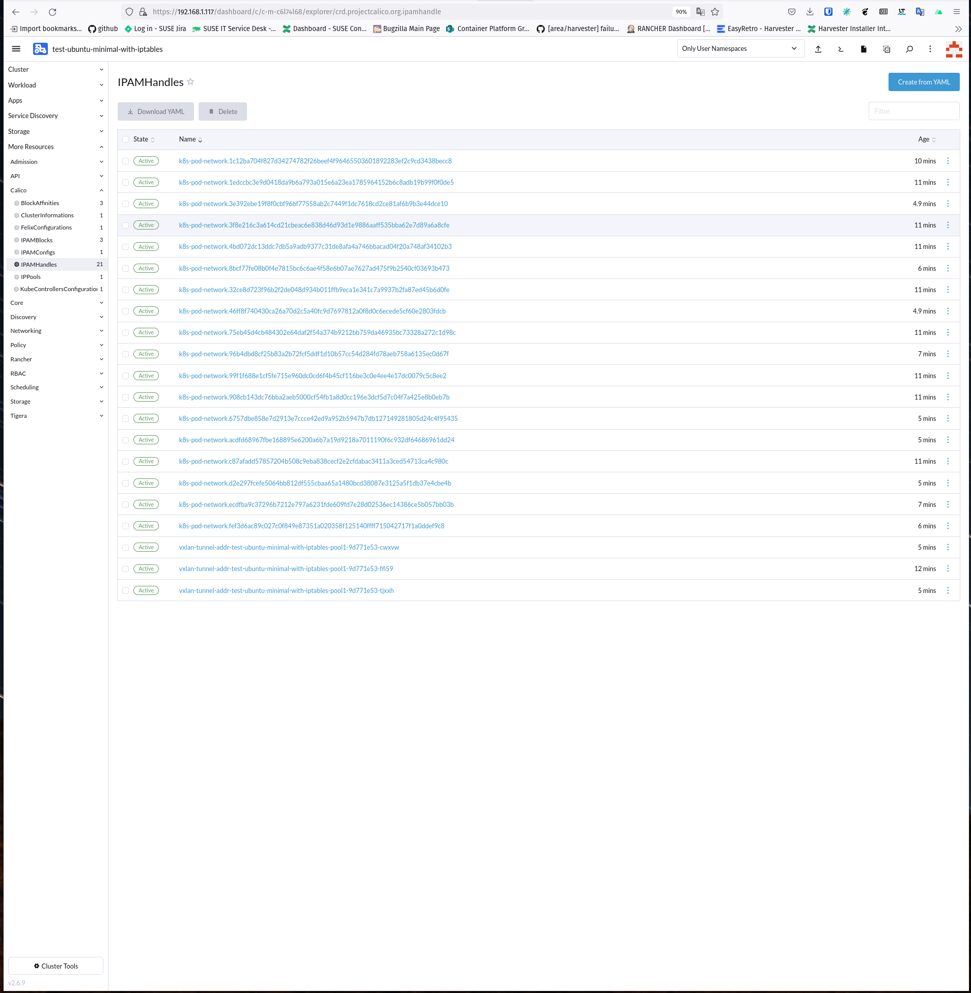[BUG] cannot allocate new block due to per host block limit on the