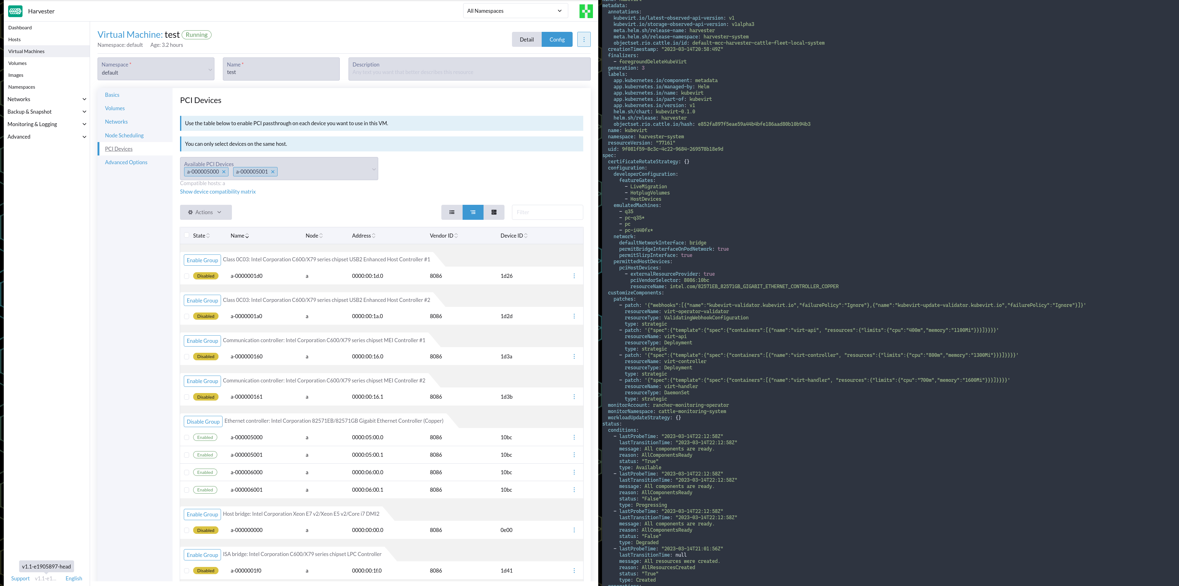 [BUG] Making a PCI Device Claim doesn't allowlist the device in
