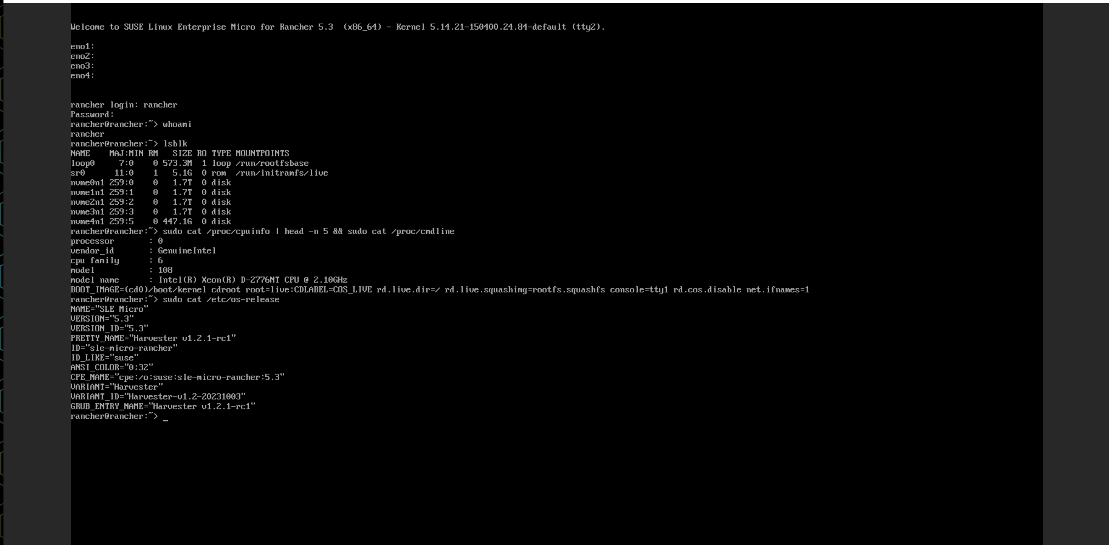 [BUG] The Harvester ISO boot extremly slow on Dell XR4000 · Issue 4586