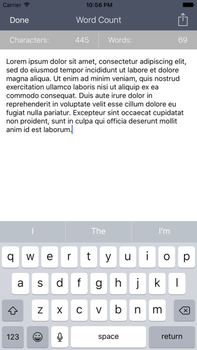 GitHub - jsh8w/Word-Count: A simple word count app for iOS.