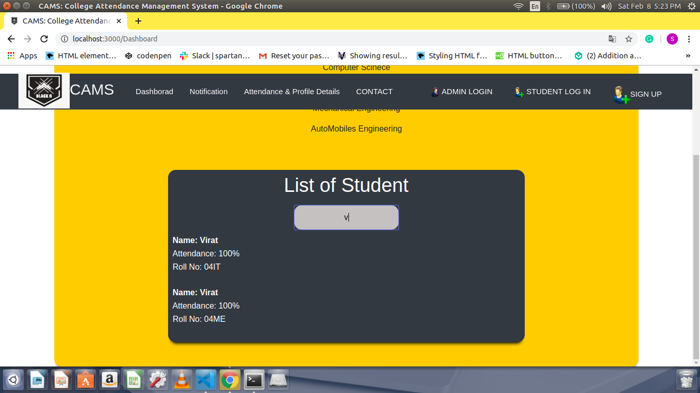 GitHub - Suraj10074/CAMS-APP: About CAMS is Software Student ...