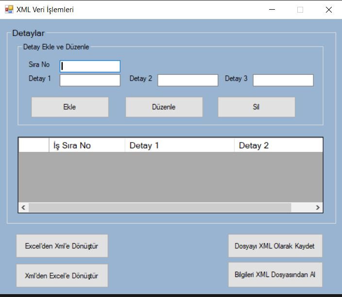 GitHub - gulistanay/Xml-ExcelDonusturucu: Xml to Excel and Excel to Xml ...