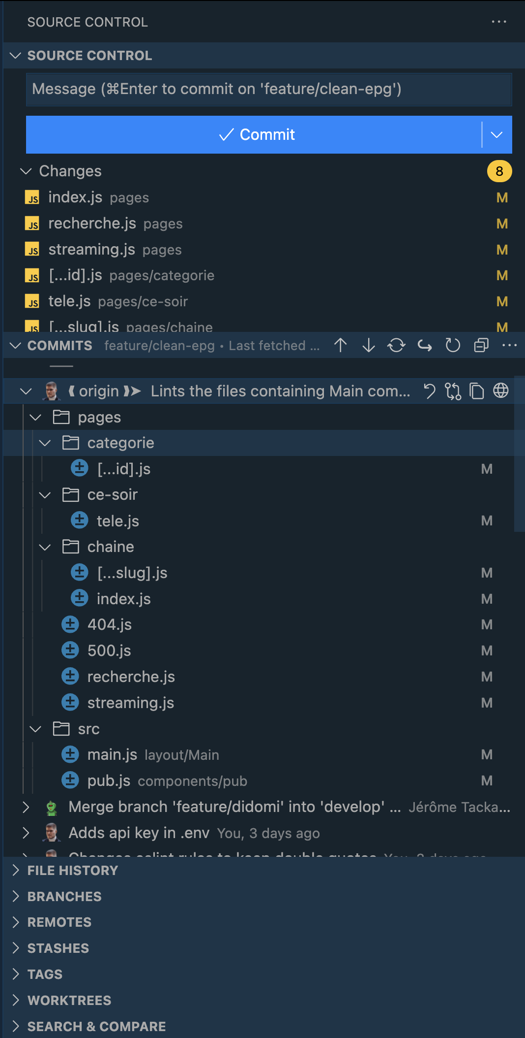 Open Changes action unresponsive in Source Control view · Issue 2177