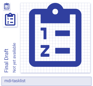 mdi-tasklist