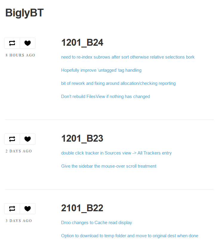 Retro beta version numbers · Issue #1345 · BiglySoftware/BiglyBT · GitHub