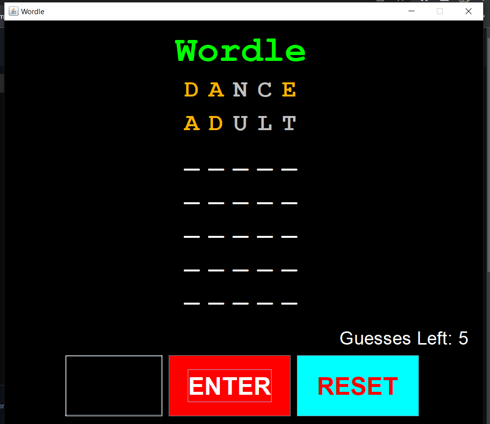 GitHub - nihirmehta11111/WORDLE-JAVA-: java based CLI wordle game using ...