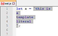 Wrong Syntax Highlighting for HTML/JavaScript ECMA Template Strings ...