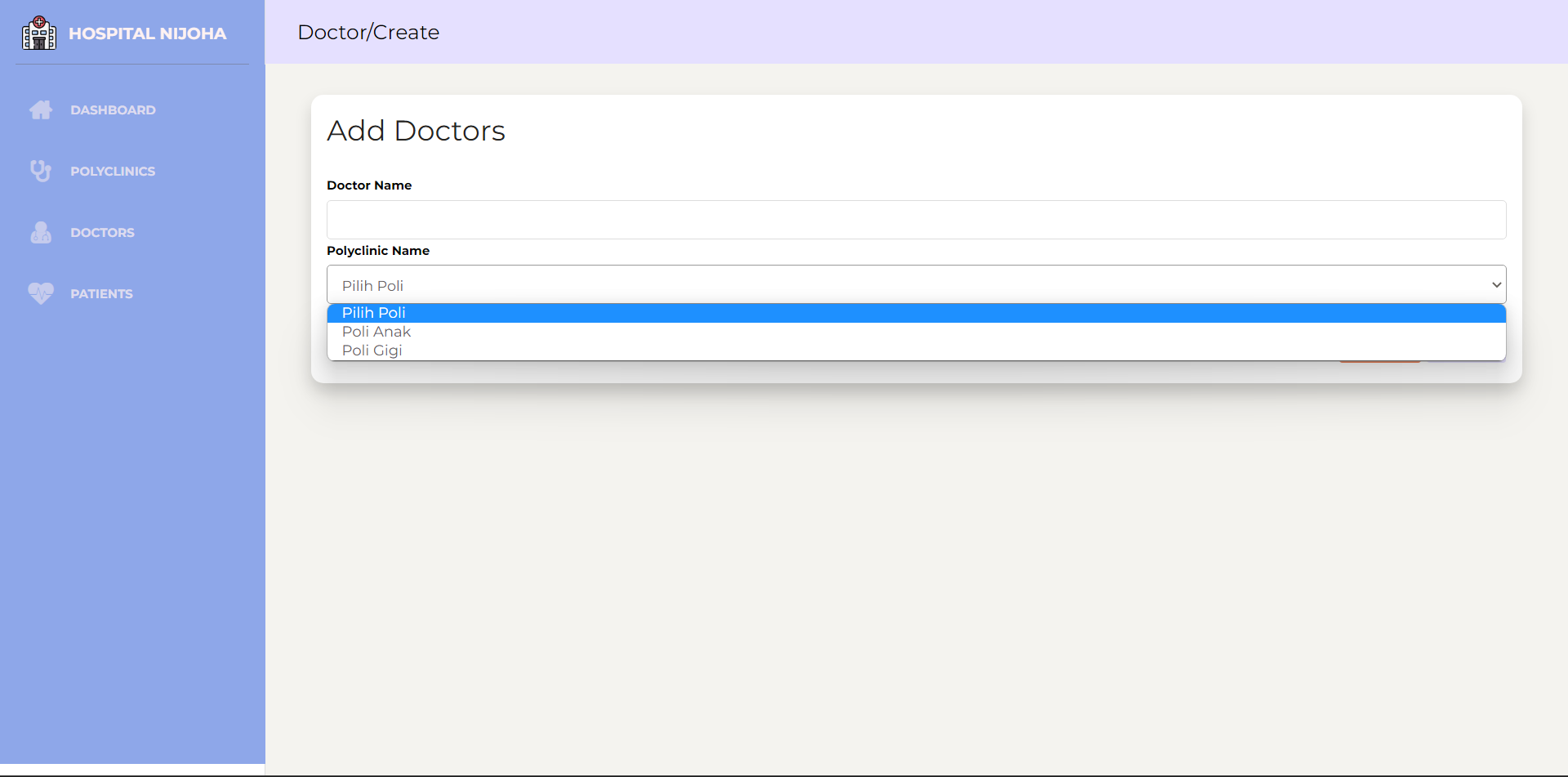 GitHub - jovijulian/hospital-nijoha: Tugas Besar Mata Kuliah Praktek ...