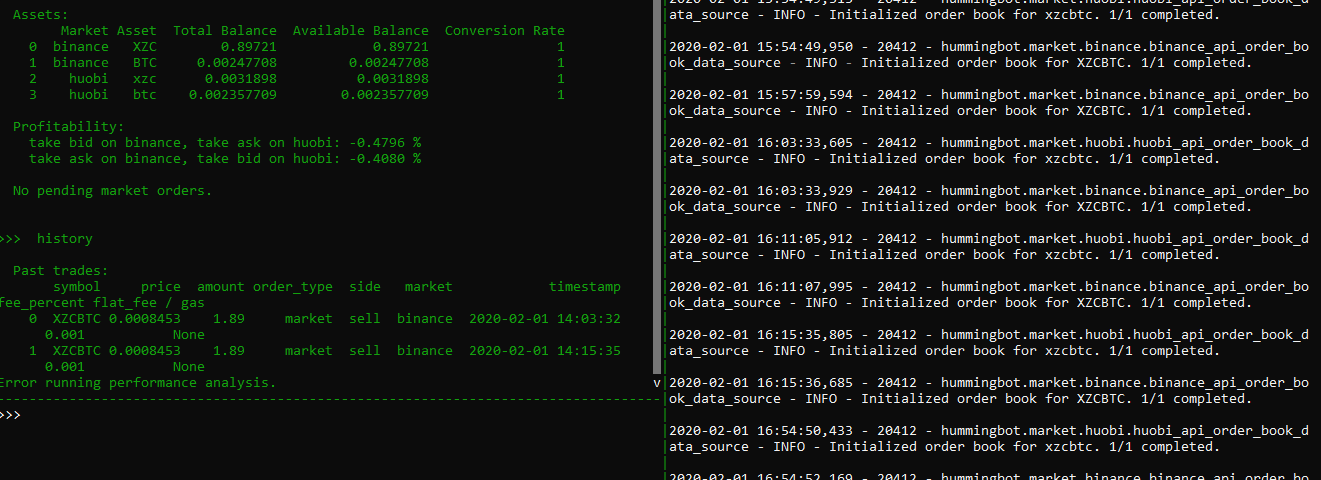 [BUG] Error running performance analysis · Issue #1376 · hummingbot ...