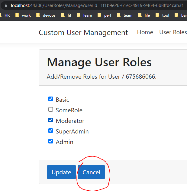404 when cancel edit role · Issue #1 · iammukeshm/CustomUserManagement ...