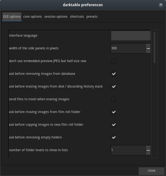 Darktable 2.7 → Preferences window size issues · Issue #2858 ...