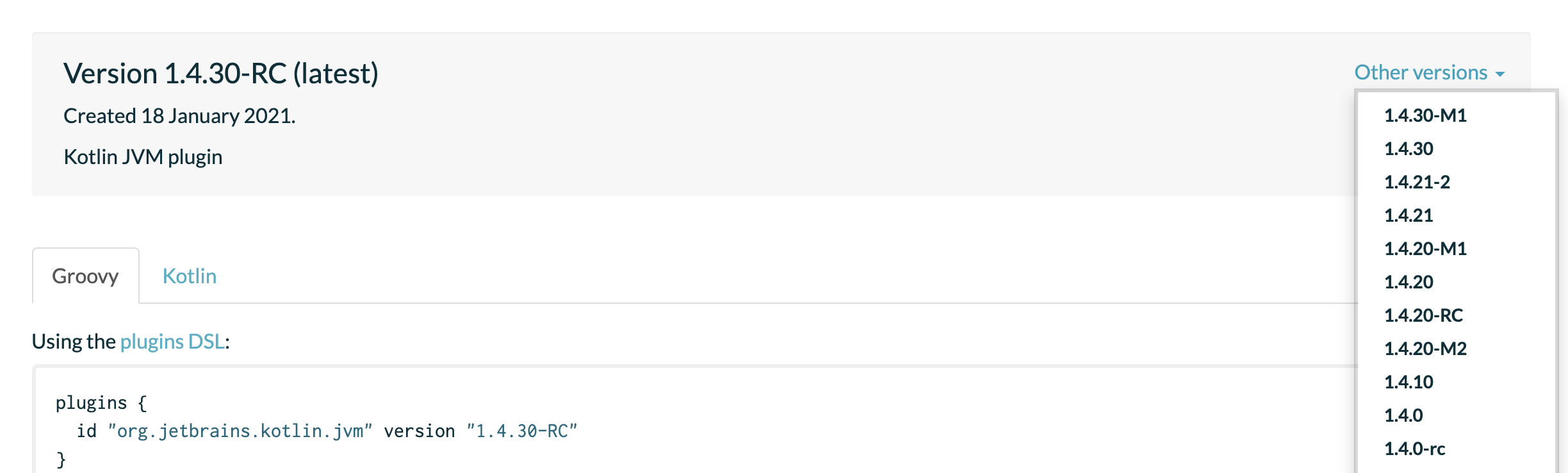 Plugin Portal sorts plugin versions in an unexpected way · Issue #16292 ...