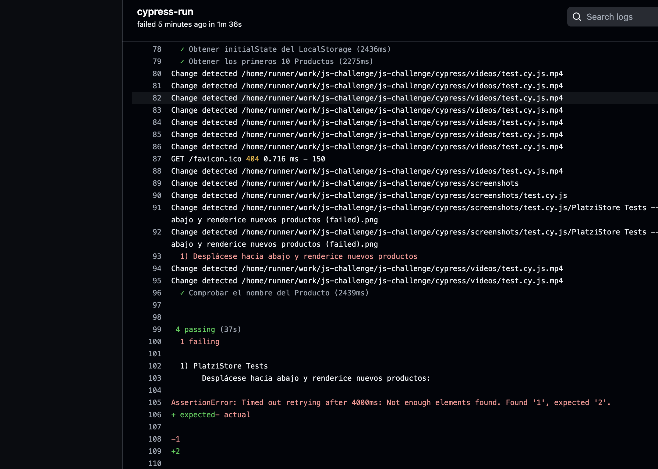 Los tests en Github me fallan y en local me funcionan · Issue #33 ...