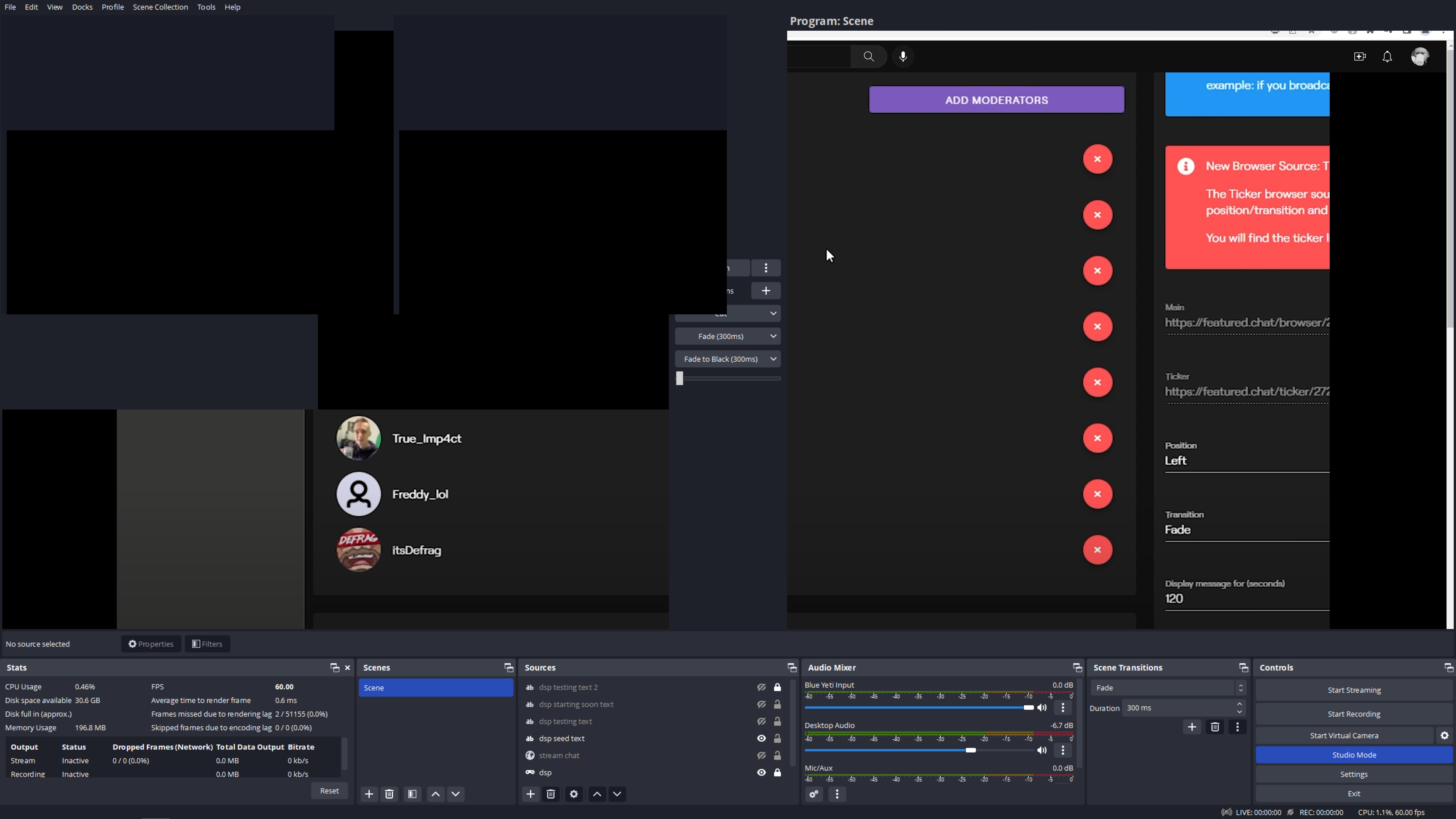 Chaturbate Streaming:  Troubleshooting Obs Issues - 5qv4c6c