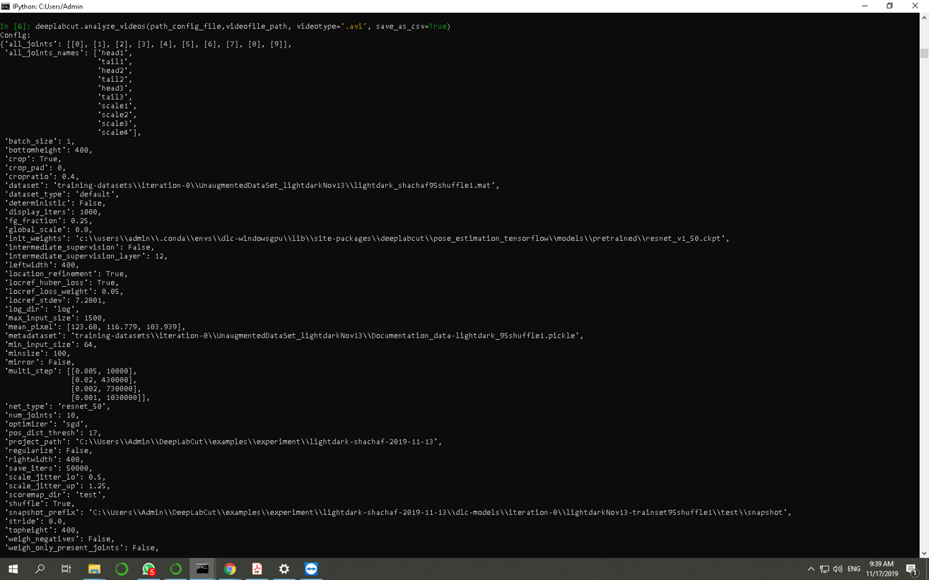 analyze video run slow · Issue #492 · DeepLabCut/DeepLabCut · GitHub