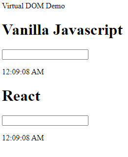 GitHub - tohammad/react-virtual-dom: Virtual DOM demo using React and ...