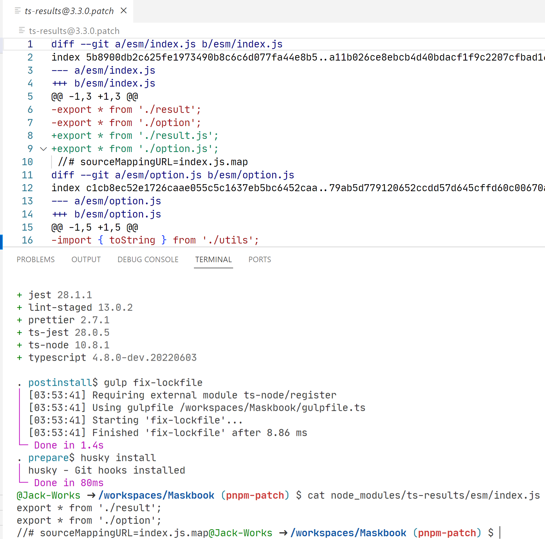 [7.4.0-0] Patch not applied · Issue #4914 · pnpm/pnpm · GitHub